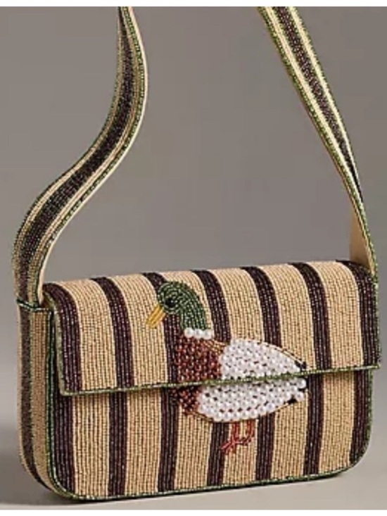 Anthropologie Handbags - NWOT Anthropologie The Fiona Beaded Bag: Animal Edition